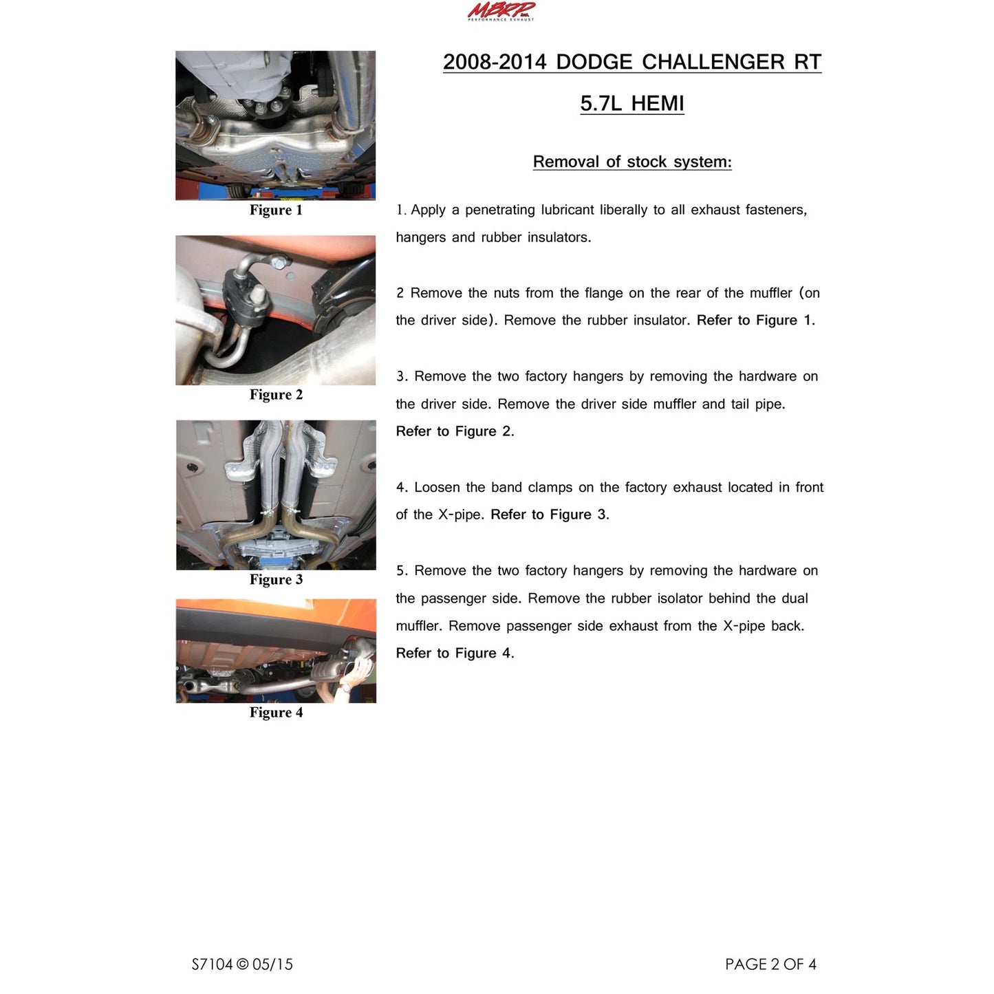 MBRP 3in. Cat-Back Dual Split Rear Exit Exhaust | Dodge Challenger RT 5.7L Hemi (09) (S7104409)