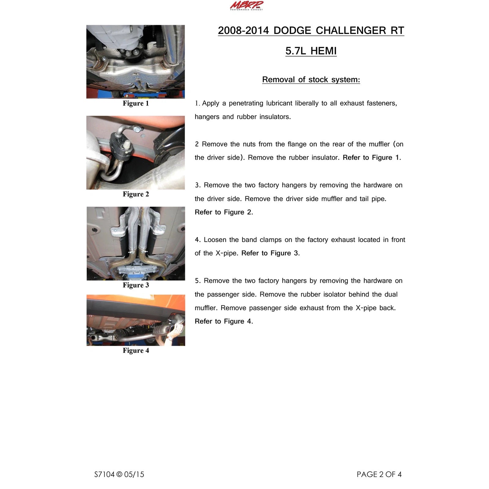 MBRP 3in. Cat-Back Dual Split Rear Exit Exhaust | Dodge Challenger RT 5.7L Hemi (09) (S7104409)
