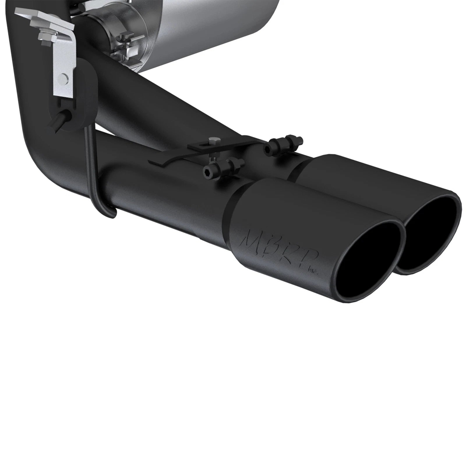 MBRP 4.5L/5.3L Pre-Axle D&S Cat-Back Exhaust w/ 4in OD Tip | Chevy 1500 (S5092BLK)
