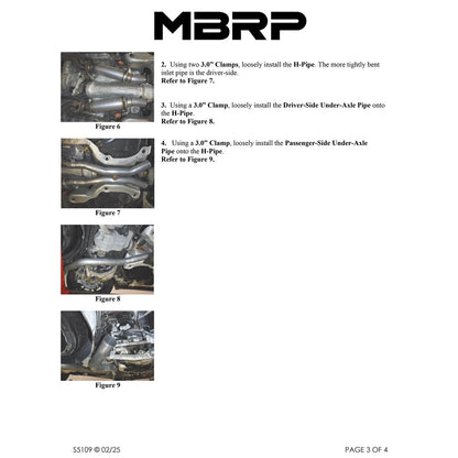 MBRP 3.0" Dual Rear Exit Cat-Back Exhaust | Dodge Durango 3.6L V6 AL Series (2011+) (S5109AL)