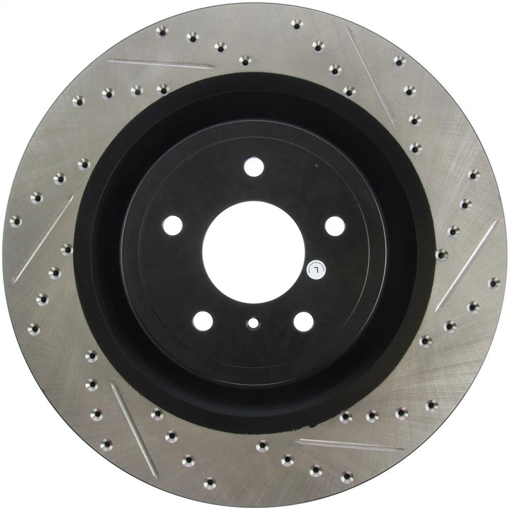 StopTech Drilled & Slotted Sport Rotor - Front Left | Multiple Fitments (127.42100L)