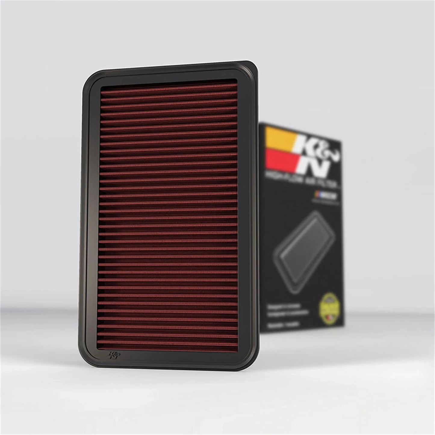 K&N 33-2260 High Flow Performance Air Filter for 04-13 Highlander / 01-06 Camry