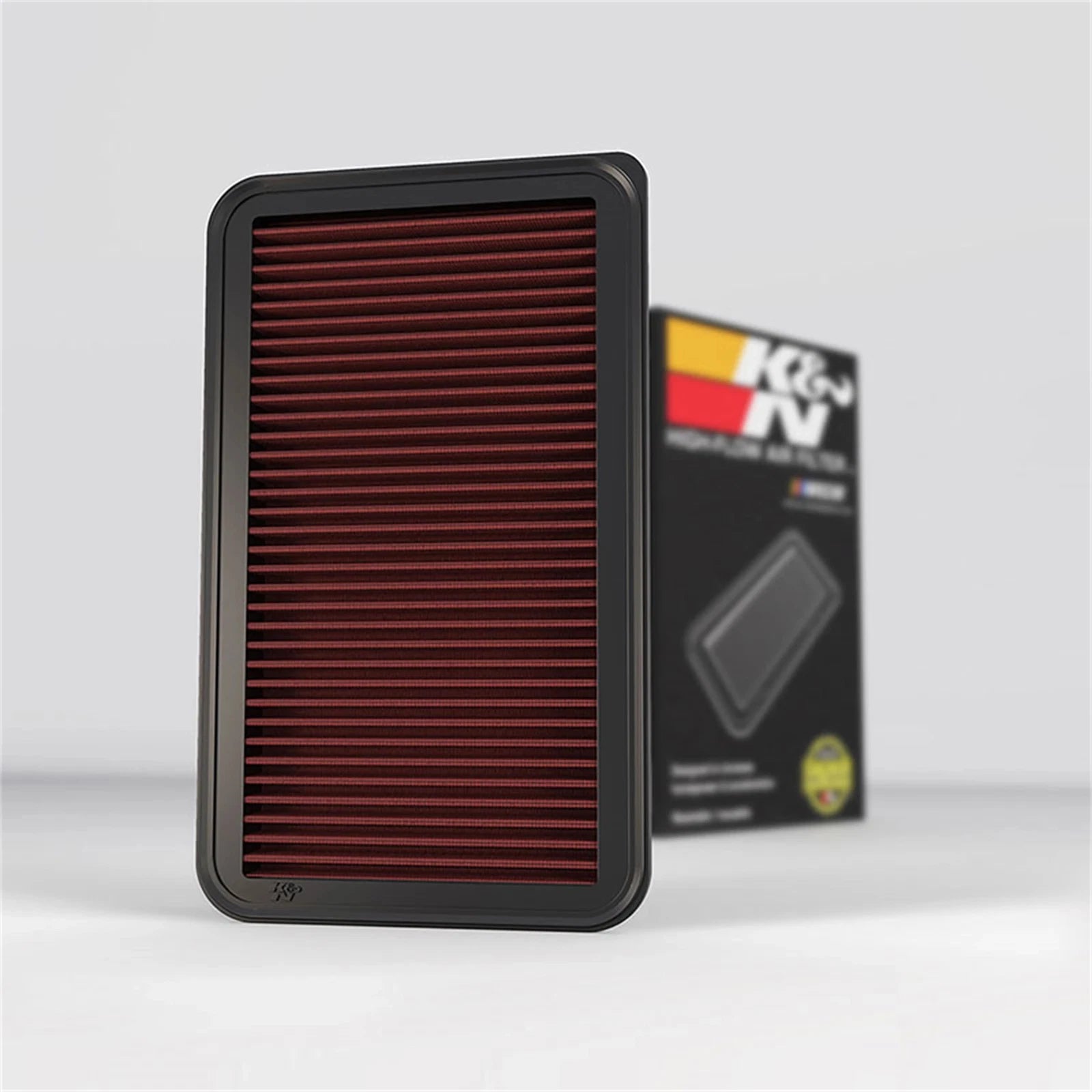 K&N 33-2260 High Flow Performance Air Filter for 04-13 Highlander / 01-06 Camry