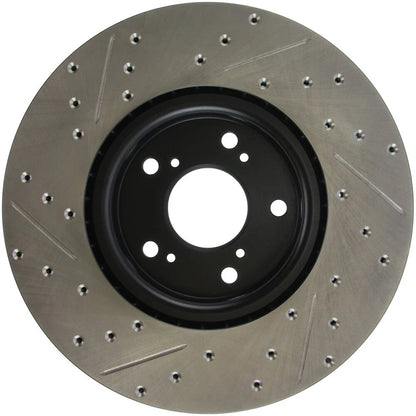 StopTech 127.40062L Front Left Drilled Slotted Disc Brake Rotor for 2004-2008 TL