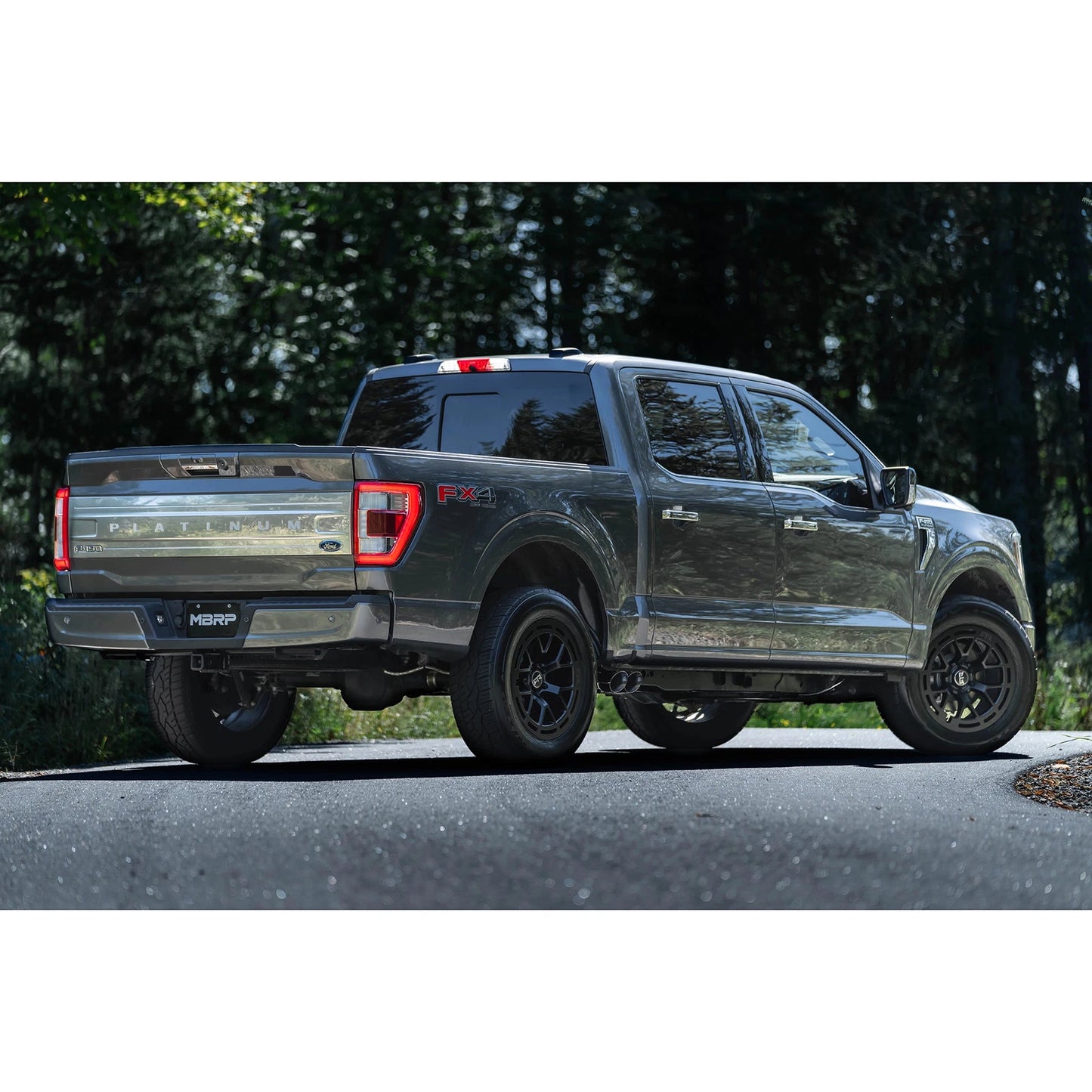 MBRP 3in Cat-Back Single Side Exit Black Armor | Ford F-150 21-23 (S5217BLK)