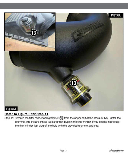 aFe Quantum Pro 5R Cold Air Intake | Dodge Cummins L6-5.9L (94-02) (53-10001R)