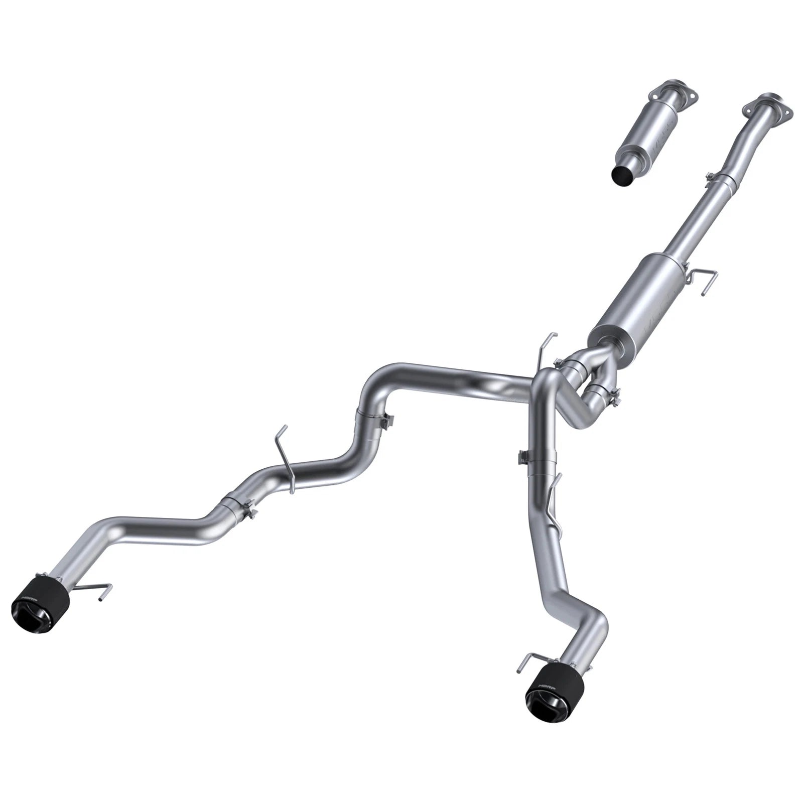 MBRP 5in OD Carbon Fiber Dual Rear Exit Cat Back Exhaust | Ford F150 (22-23) (S52683CF)