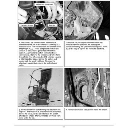 AEM 92-01 Honda Prelude Si VTEC Dual Chamber Intake | Honda Prelude (92-01) (24-6005C)