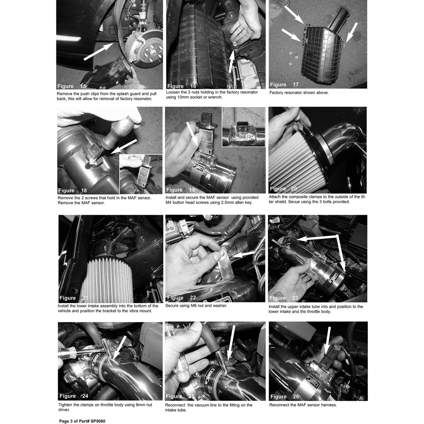 Injen 10-11 Ford Fusion 2.5L 4cyl Black Cold Air Intake | Ford Fusion (02-11) (SP9060BLK)