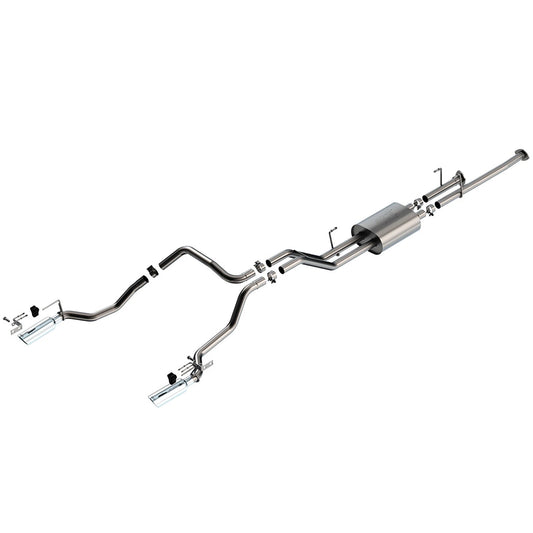 Borla 141026 ATAK Stainless Cat Back Exhaust System for 2009-13 Tundra 4.6L 5.7L