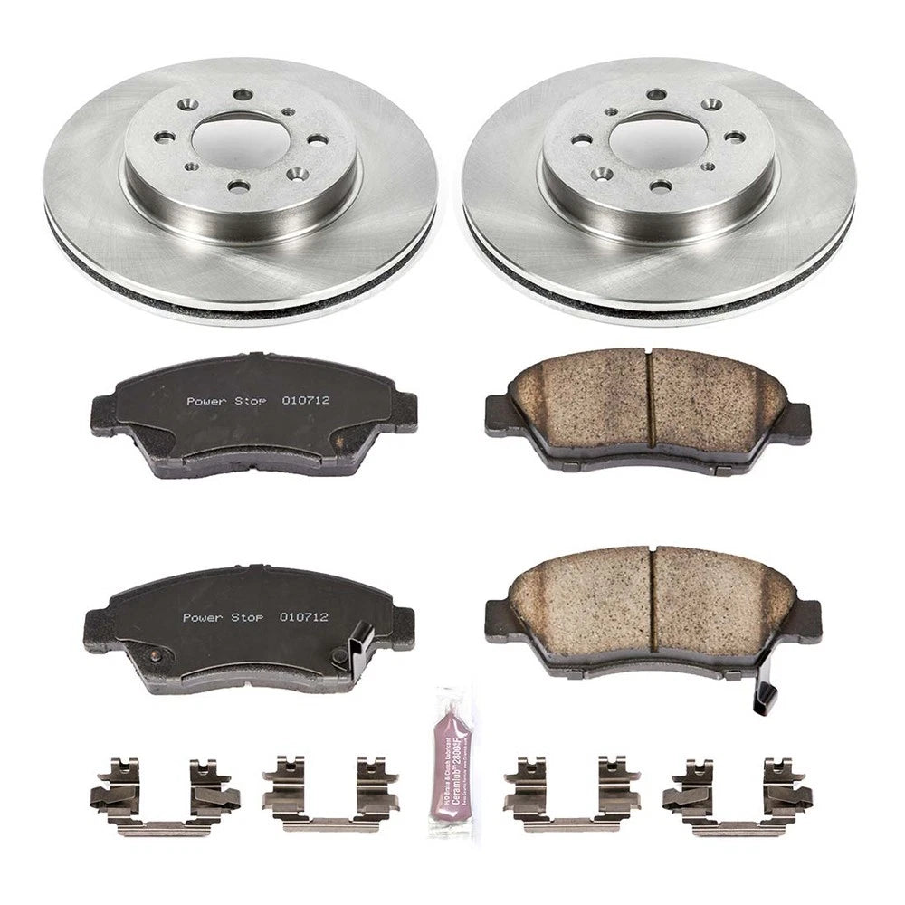 PowerStop KOE694 Front Autospecialty Brake Kit | Honda Civic/Del Sol/Fit (93-08) (SPF694)
