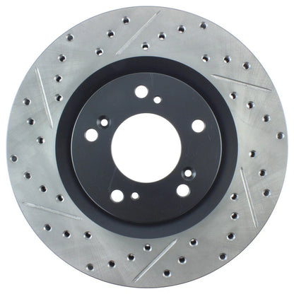 Stoptech Slotted And Drilled Brake Rotor | 2000-2009 Honda S2000 (127.40048L)