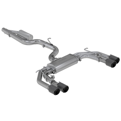 MBRP Active Quad-Tip Exhaust | 2015-2020 Audi S3 (S46043CF)