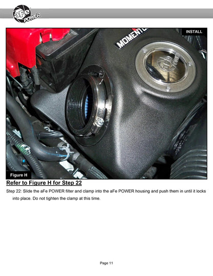 aFe Momentum GT Cold Air Intake w/ Pro 5R Filter | Ford Bronco Sport 2021 (50-70079R)