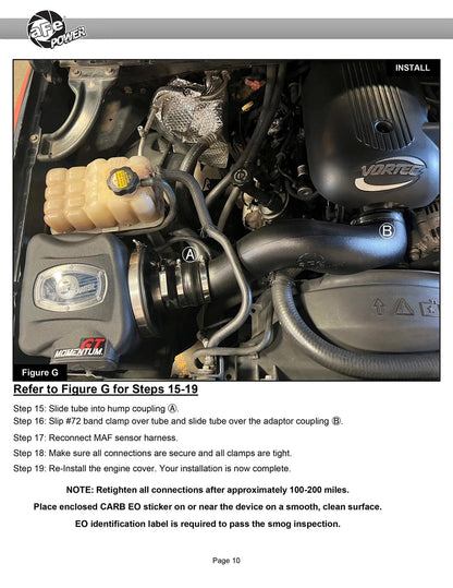 aFe Momentum GT Pro DRY S CAI | GM Trucks/SUVs V8 4.8/5.3/6.0L (99-07) (51-74101)