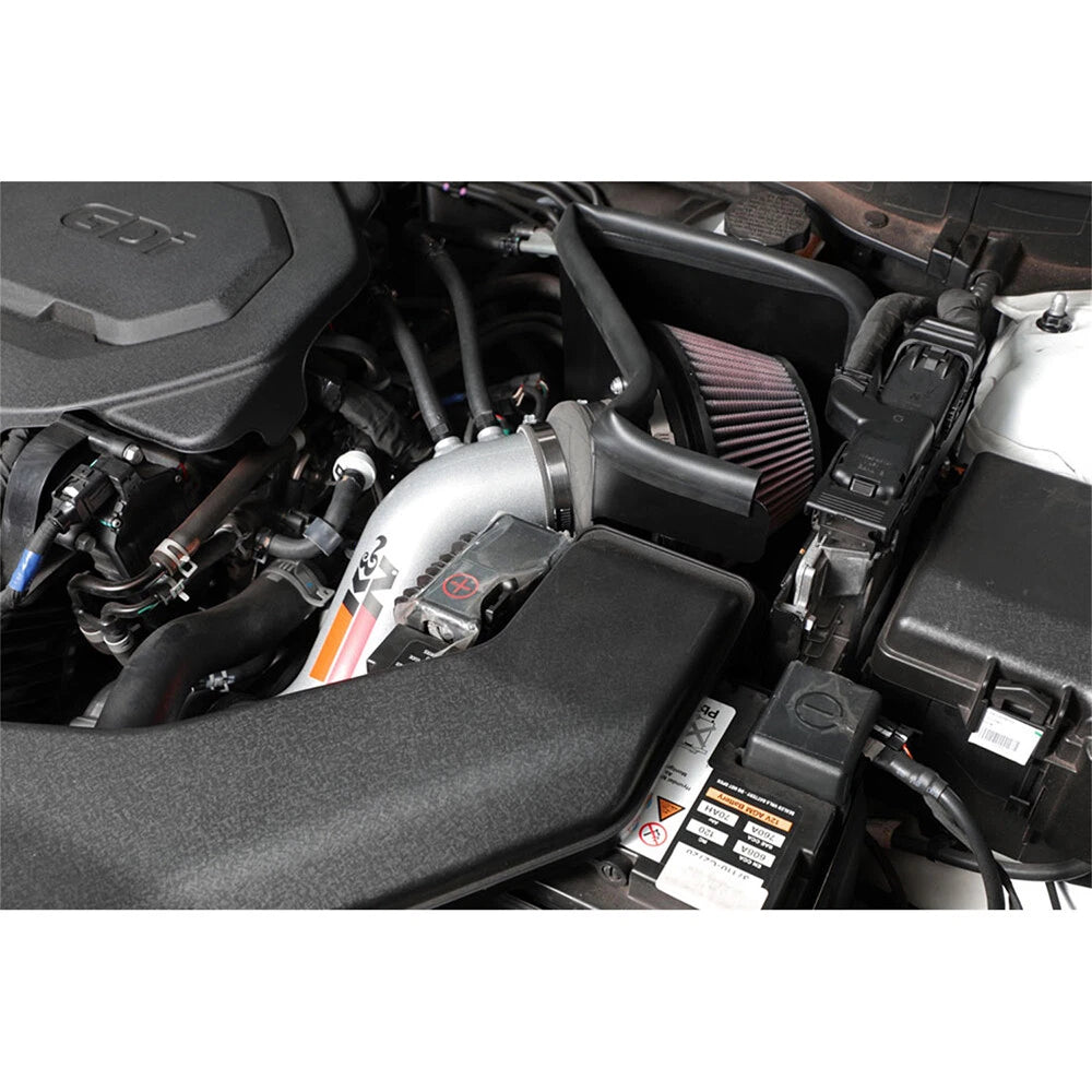 K&N 15-18 Hyundai Sonata L4-2.4L F/I Silver Typhoon Short Ram Intake | Hyundai Sonata (15-18) (69-5321TS)