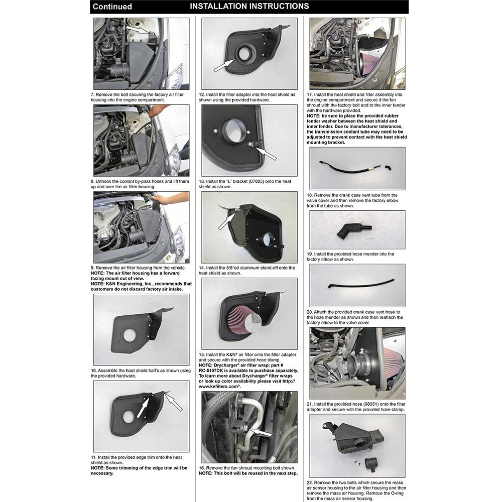 K&N 69 Series Typhoon Performance Intake Kit | Cadillac CTS 3.6L (08-11) (69-4528TS)