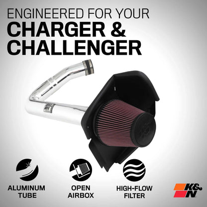 K&N Typhoon Performance Intake | Chrysler 300 (11-12) / Dodge Challenger/Charger (11-12) (69-2544TP)