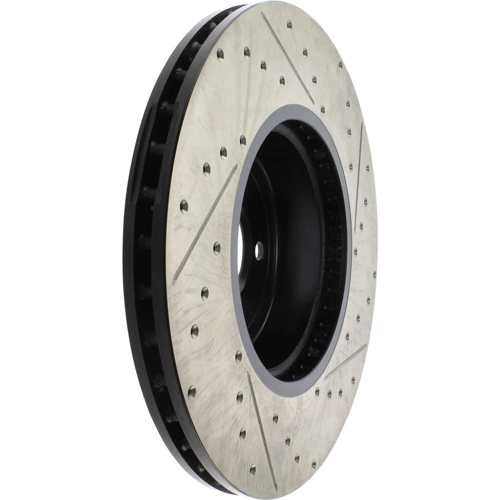 StopTech 127.34144R Front Right Drilled Brake Rotor for 13-16 335i / 17-20 440i