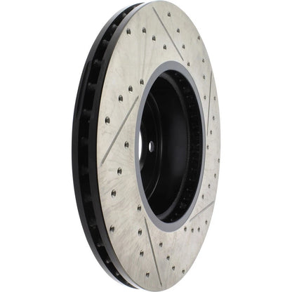 StopTech 127.34144R Front Right Drilled Brake Rotor for 13-16 335i / 17-20 440i