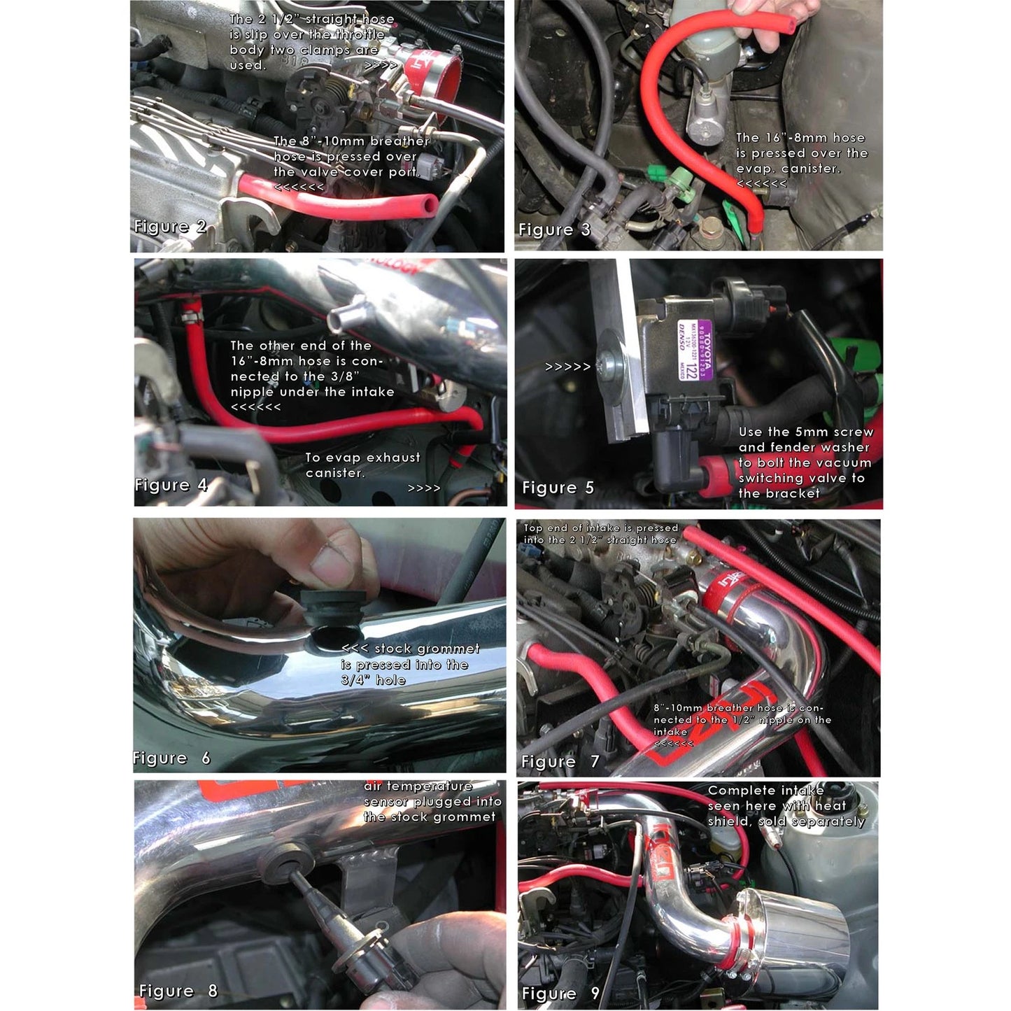 Injen Short Ram Cold Air Intake System | 1997 - 1999 Toyota Camry (IS2020BLK)