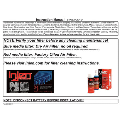 Injen Evolution Intake | Dodge Ram 1500/2500/3500 (09-22) (EVO8101)