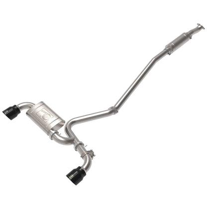 aFe 3in 304 SS Cat-Back Exhaust w/ Black Tips | Hyundai Kona N L4 2.0L (22-23) (49-37033-B)