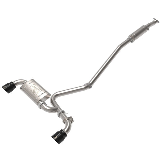 aFe 3in 304 SS Cat-Back Exhaust w/ Black Tips | Hyundai Kona N L4 2.0L (22-23) (49-37033-B)