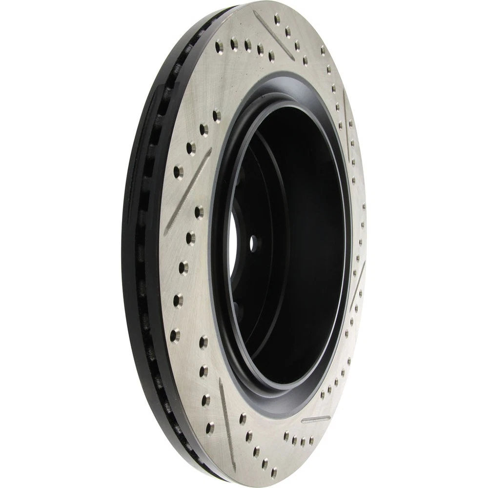 StopTech 127.65135R Rear Right Drilled Slotted Disc Brake Rotor for 12-20 F-150