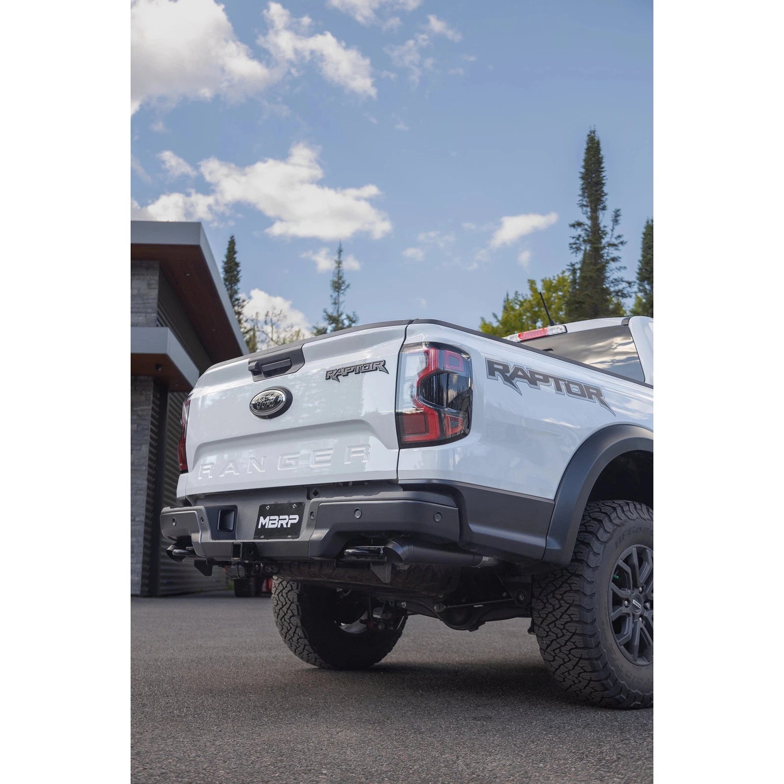 MBRP 3in D&R Axle Back Exhaust | Ford Ranger (22-26) (S5270BLK)