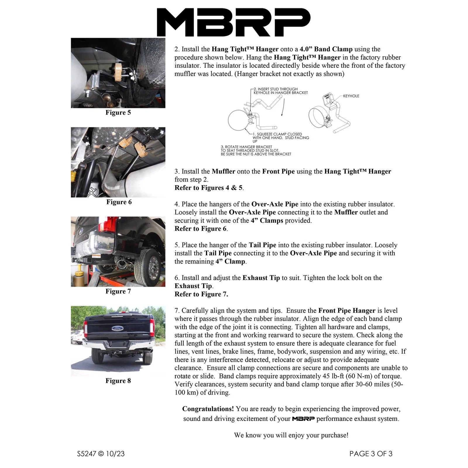 MBRP 4in Resonator-Back Catback Exhaust | Ford F-250/350 17+ (S5247AL)