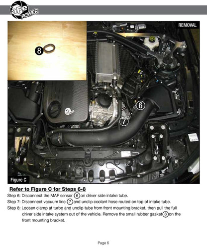 aFe Momentum Pro DRY S Cold Air Intake | BMW M3/M4 (F80/82/83) L6 3.0L (tt) (15-18) (51-76305)