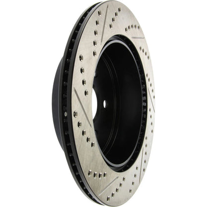 StopTech 127.44141L Rear Left Drilled Brake Rotor for 10-15 IS250 / 06-15 IS350