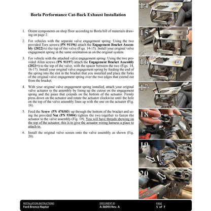 Borla 2.75in ATAK Catback Exhaust | Ford Bronco Raptor V6 Turbo (22-24) w/ Chrome Tips (140934)