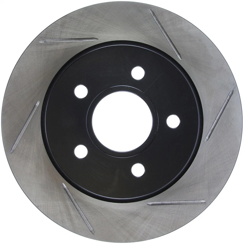 StopTech 126.61099SL Rear Left Slotted Brake Disc Rotor for 2012-2018 Ford Focus