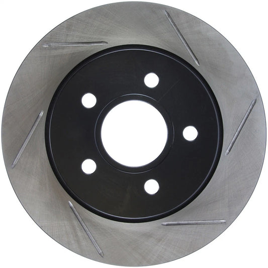 StopTech 126.61099SL Rear Left Slotted Brake Disc Rotor for 2012-2018 Ford Focus