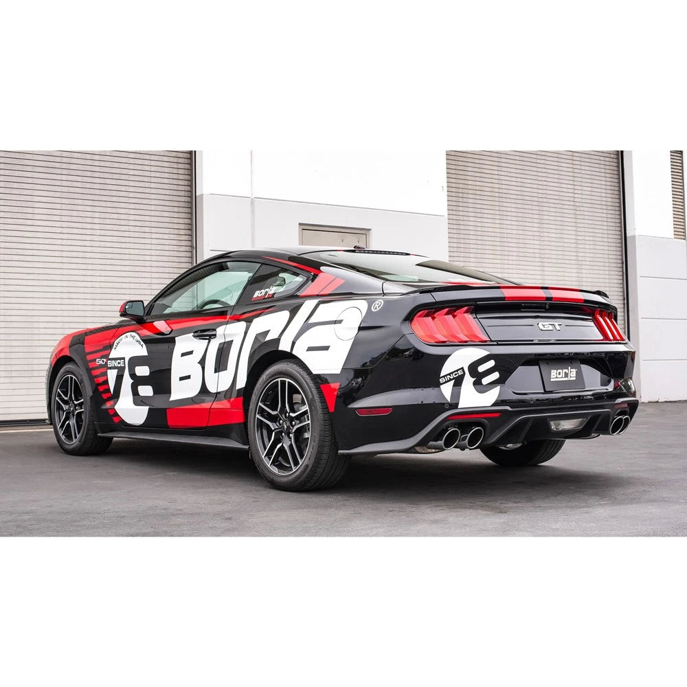 Borla Cat-Back Exhaust System - S-Type | 2018-2020 Ford Mustang Coupe 5.0L (140745)