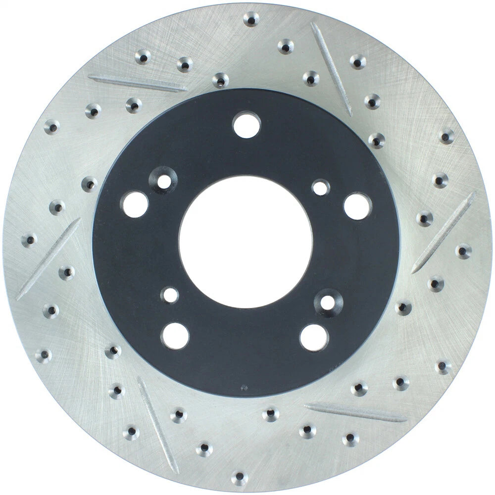 Stoptech Slotted And Drilled Brake Rotor | 2002-2006 Acura RSX (127.40056L)