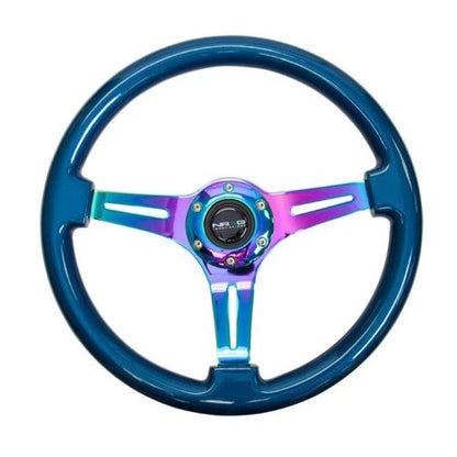 NRG 350mm Steering Wheels - NeoChrome Spokes - Standard Colors (ST-015MC)