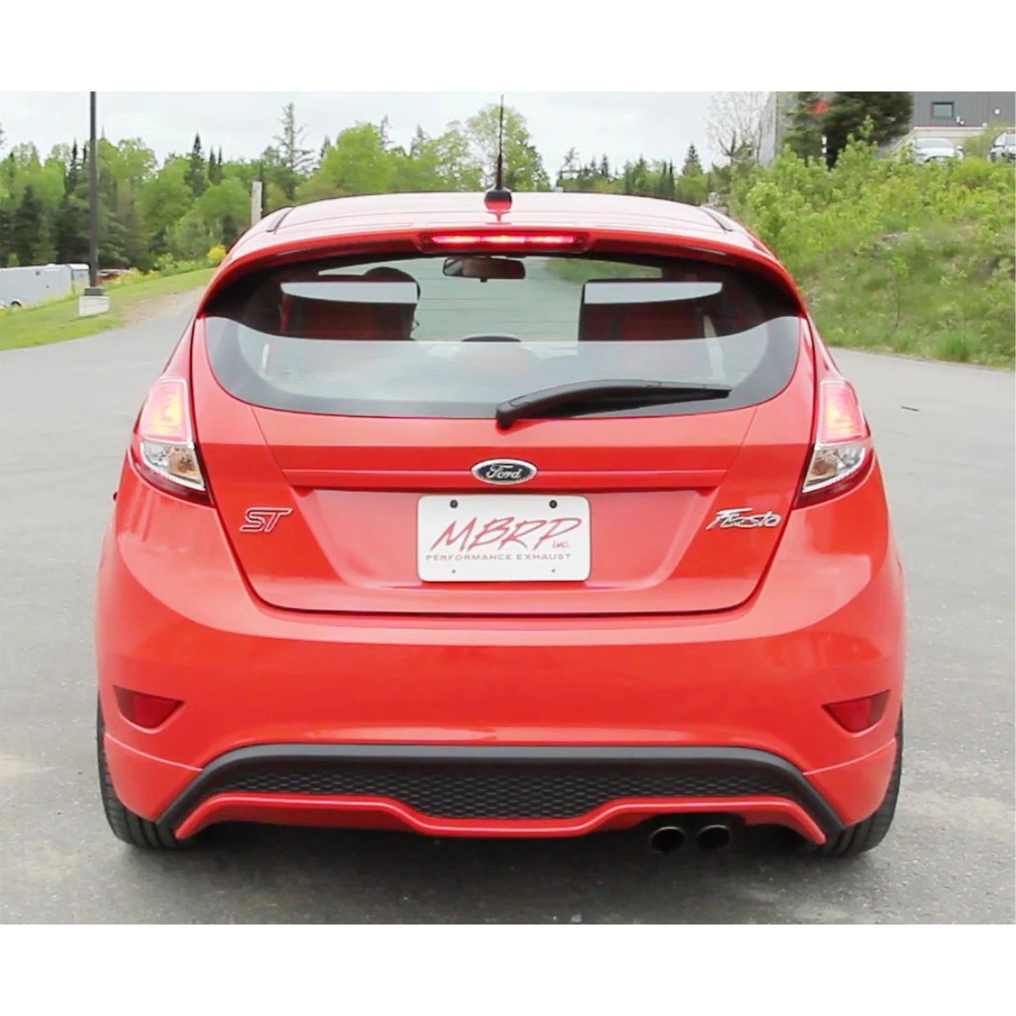 MBRP 3in Dual Outlet T409 Cat-Back Exhaust | Ford Fiesta ST 1.6L EcoBoost (14-19) (S4202409)