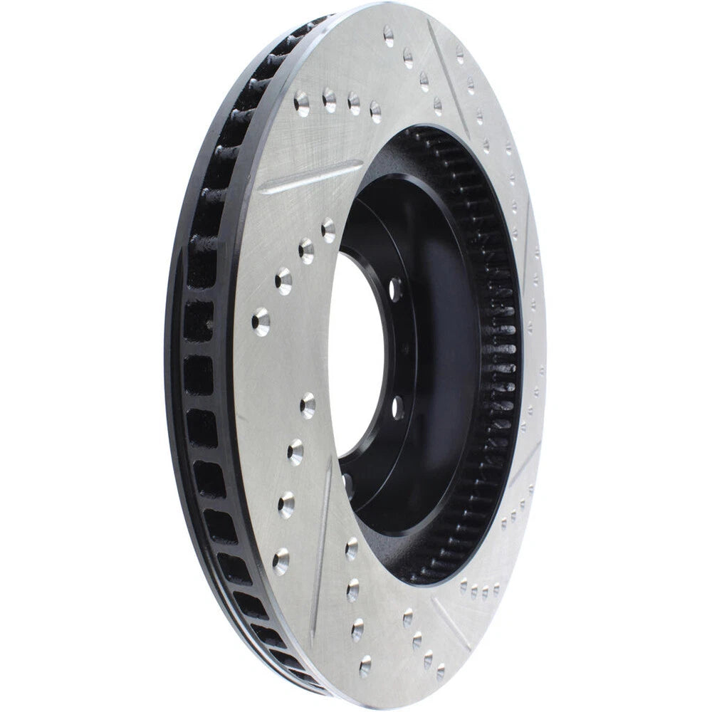 StopTech 127.44129R Front Right Drilled Disc Brake Rotor for 05-19 Toyota Tacoma