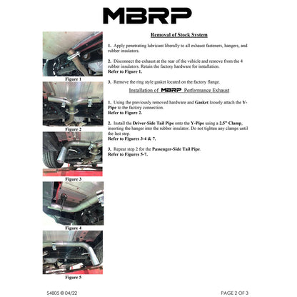 MBRP 2.5" Dual Exit Axle-Back Exhaust System | 2022-2024 Subaru BRZ/Toyota GR86 (S48053CF/BE)