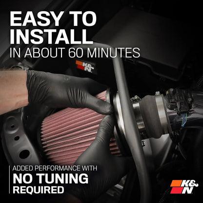 K&N 77 Series Air Intake | Toyota Tacoma (24) (77-9043KP)
