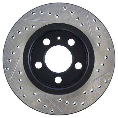 StopTech 127.33069R Rear Right Drilled Brake Rotor for 00-06 TT / 02-06 VW Golf