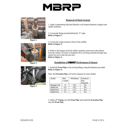 MBRP 3in Aluminized Cat Back Dual Split Rear Exit Exhaust | Ford F-150 5.0L V8 (11) (S5234AL)