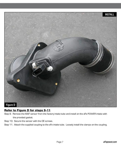 aFe Magnum FORCE Stage-2 Cold Air Intake System w/ Pro 5R Filter | Audi A4 2.0T (06-08) (54-11722)