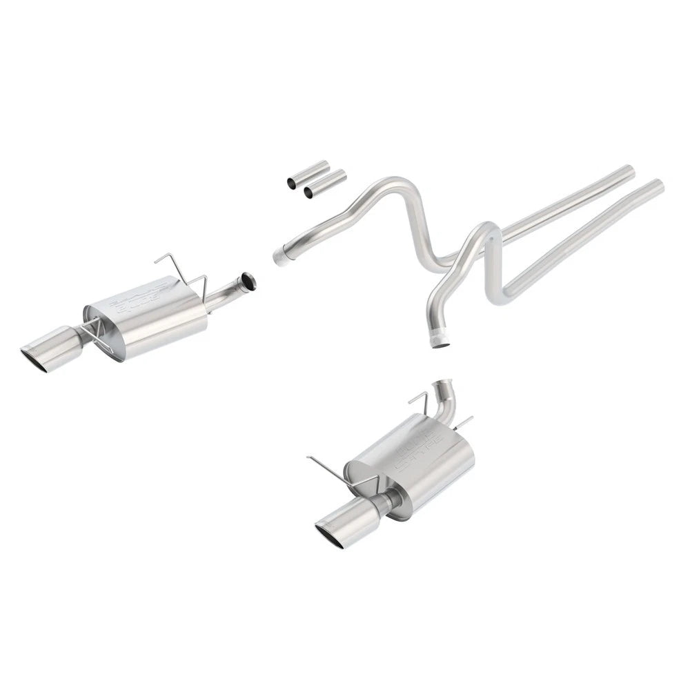 Borla Cat-Back Exhaust System - S-Type | 2011-2014 Ford Mustang 3.7L (140375)