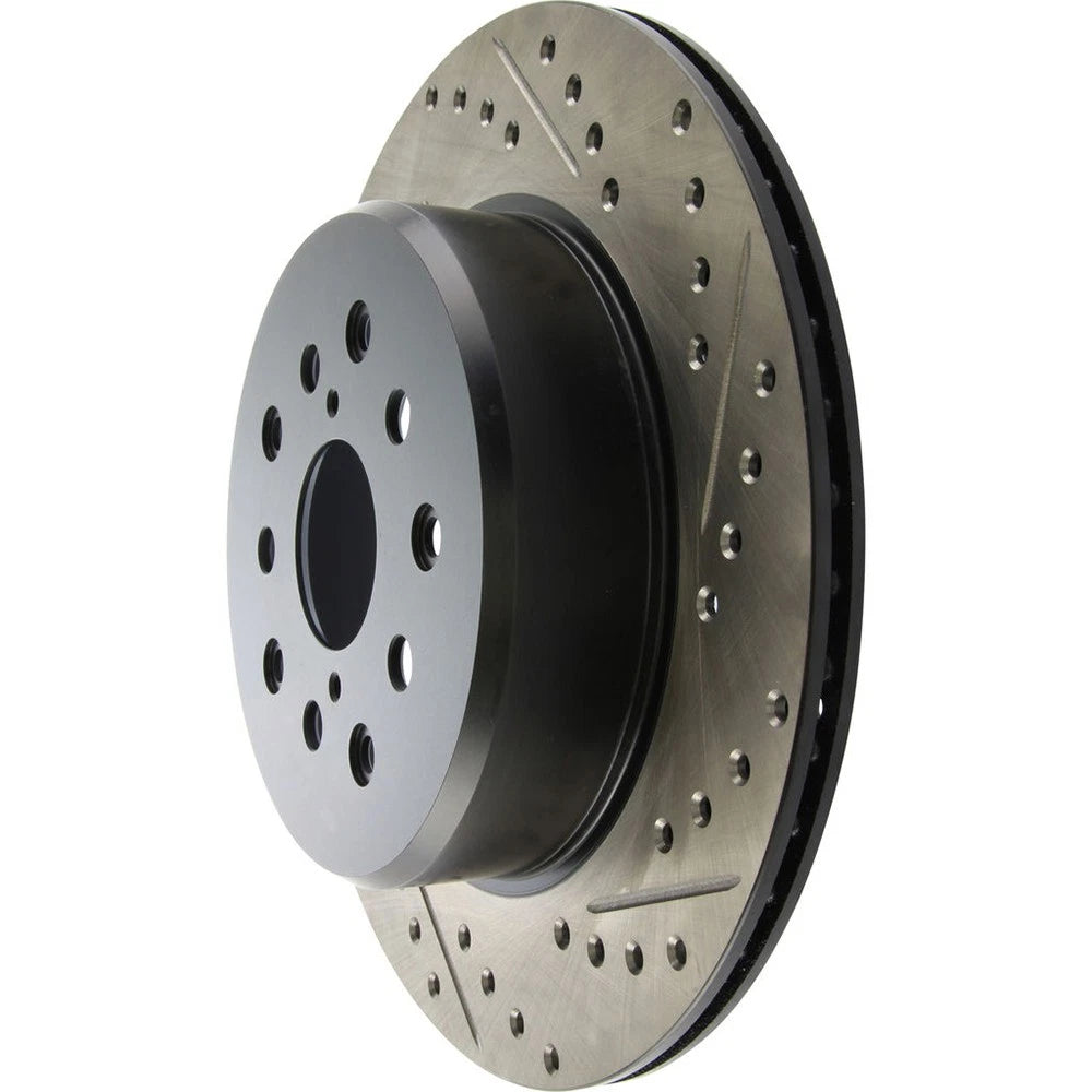 StopTech 127.44105L Rear Left Drilled Slotted Disc Brake Rotor for 1993-98 Supra