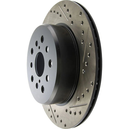 StopTech 127.44105L Rear Left Drilled Slotted Disc Brake Rotor for 1993-98 Supra