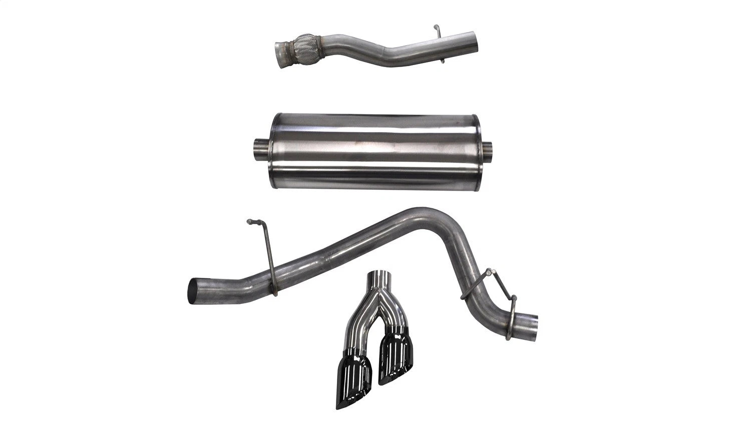CORSA Sport / 3.0 in Cat-Back SSE 4.0 in Twin Tips | 15-20 Suburban/Yukon XL/Escalade 6.2L (14749)